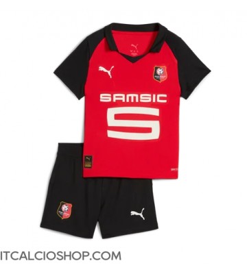 Stade Rennais Prima Maglia Bambino 2025-26 Manica Corta (+ Pantaloni corti)